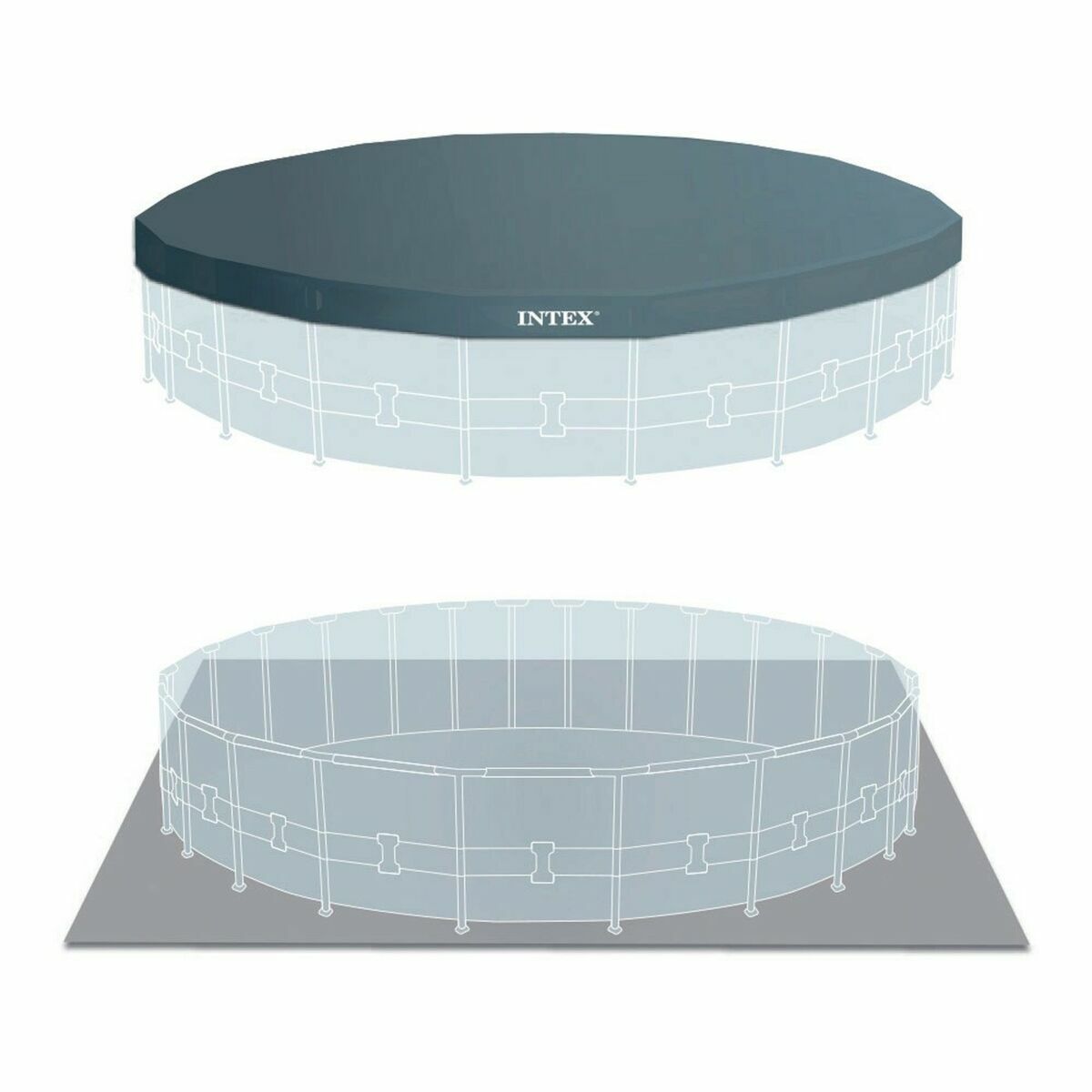 Detachable Pool Intex Prism Frame 24.311 l 549 x 122 cm
