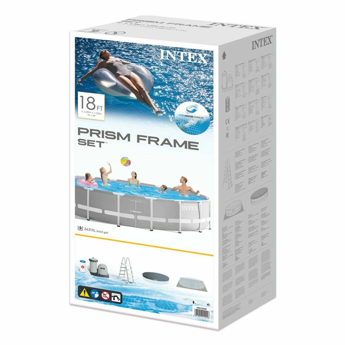Detachable Pool Intex Prism Frame 24.311 l 549 x 122 cm