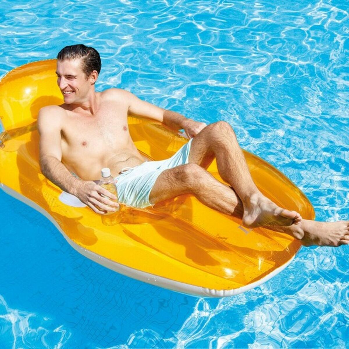 Inflatable Pool Chair Intex Chill 'n' Float         163 x 104 cm  