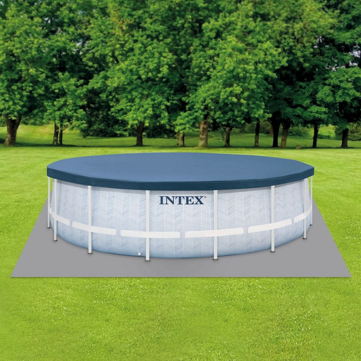 Piscina Smontabile Intex Chevron Prism Rotonda 427 x 107 cm