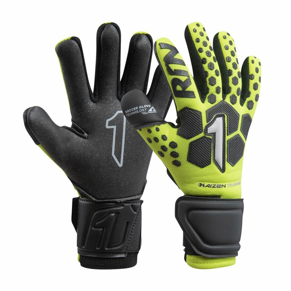 Gants de Gardien de But pour Enfants Rinat Kaizen Training Noir