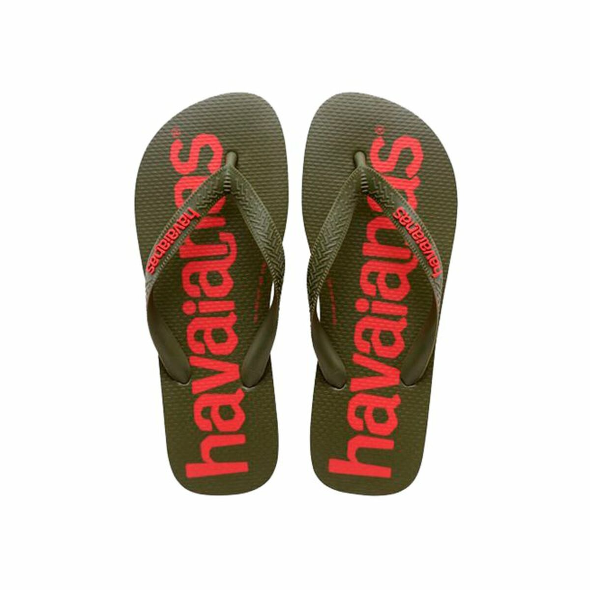 Tongs pour Femmes Havaianas Logomania  Olive