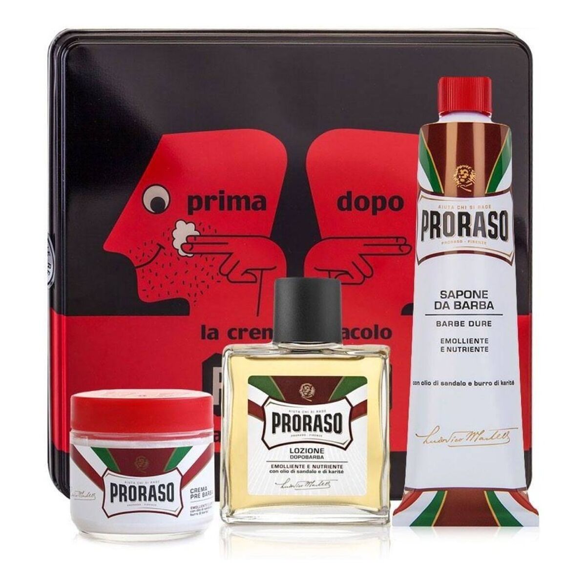 Set de rasage Proraso Prima Dopo 3 Pièces