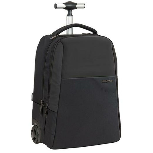 2-Wheel Laptop Trolley Safta M144B 15,6'' Black Business