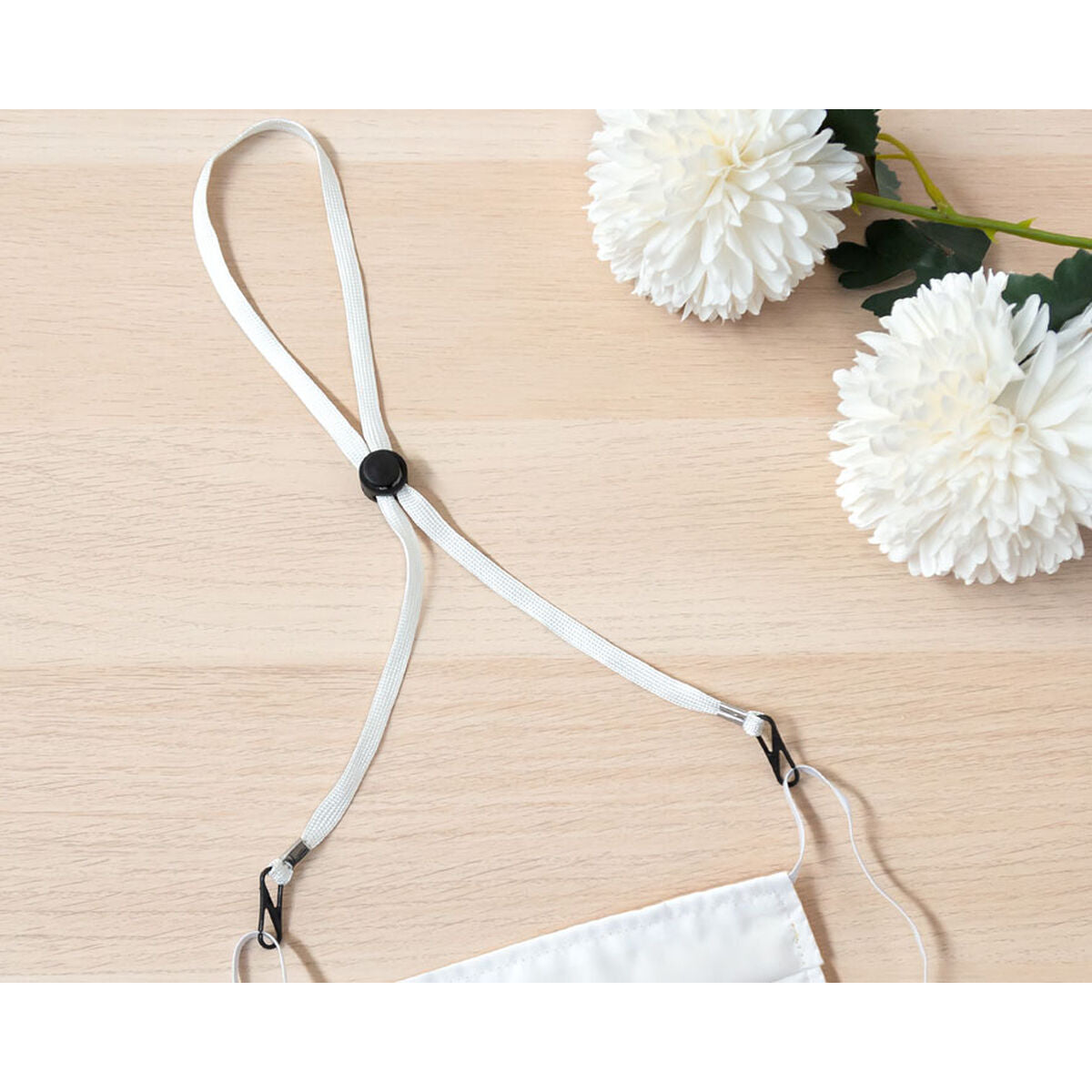 Shoelace, cord 65 cm White Adjustable