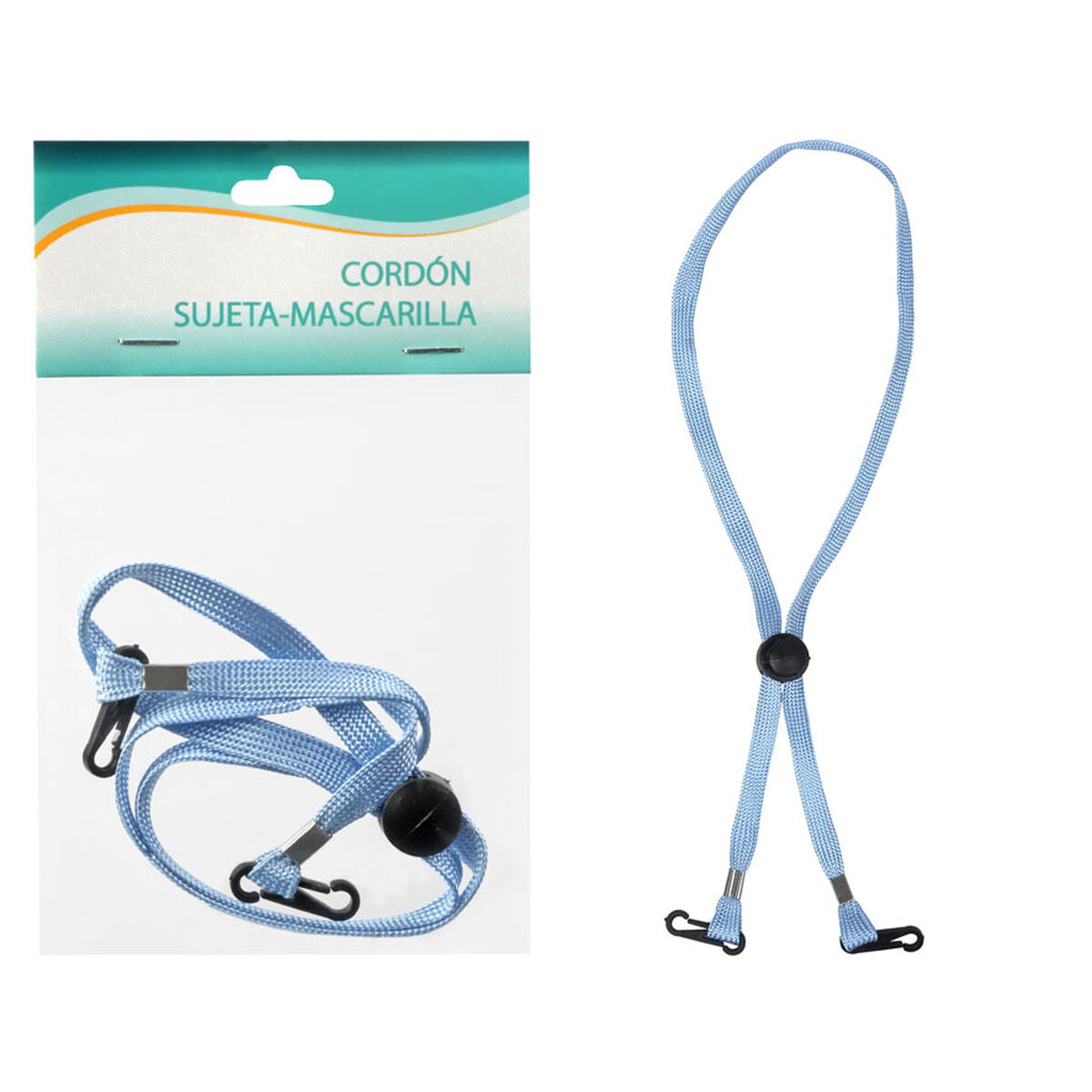 Shoelace, cord Blue 65 cm Adjustable