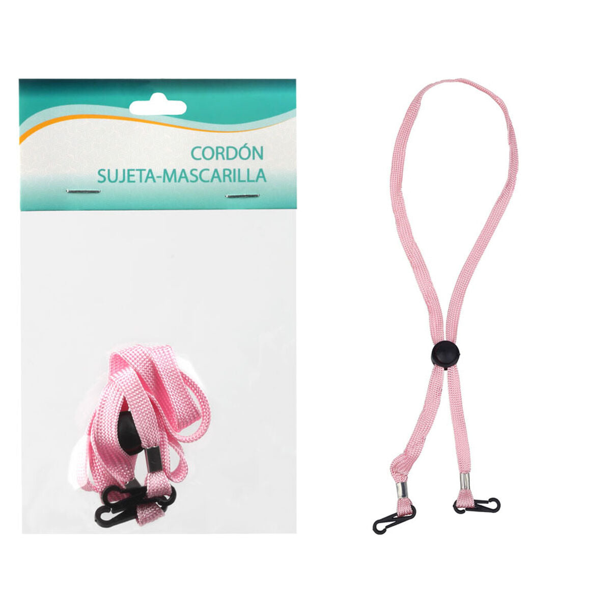 Shoelace, cord Pink 65 cm Adjustable