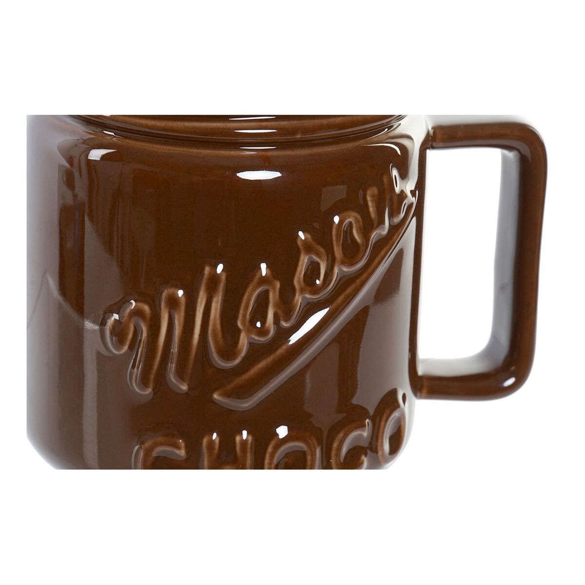 Set per Fonduta DKD Home Decor 8424001655052 Marrone Acciaio inossidabile Porcellana Acciaio