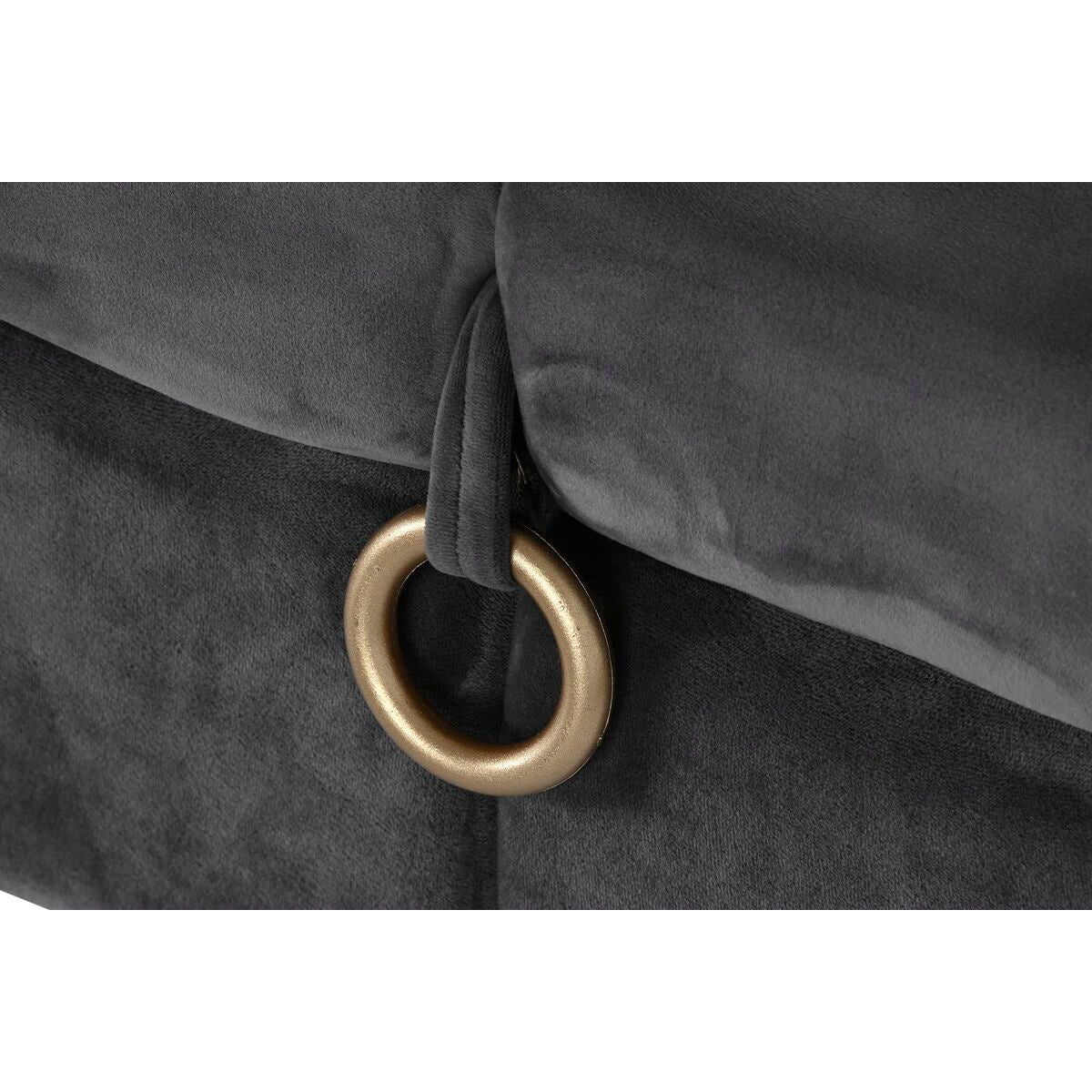 Panca DKD Home Decor   Grigio Metallo 125 x 46 x 50 cm