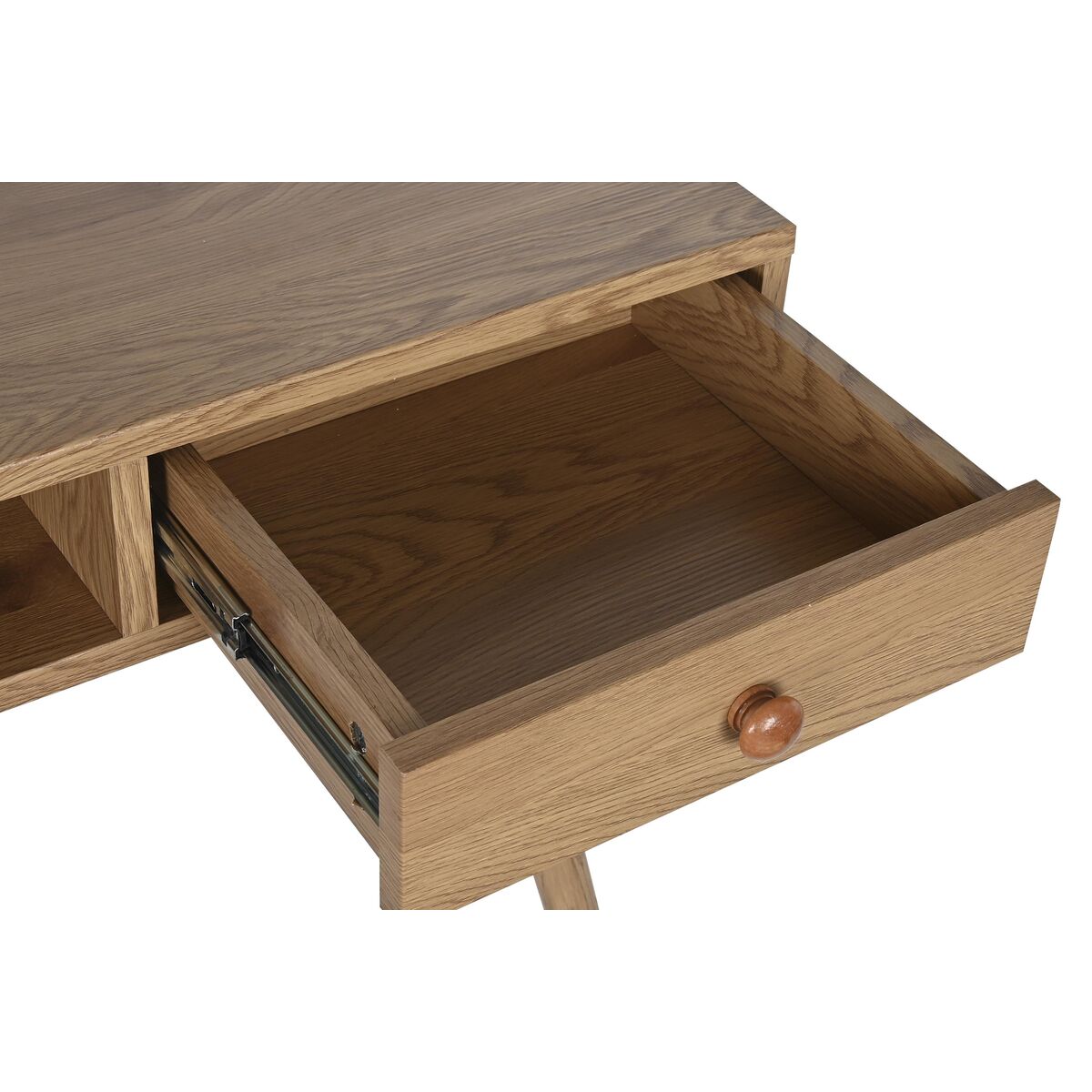 Bureau DKD Home Decor Naturel Métal Bois MDF 120 x 60 x 76 cm