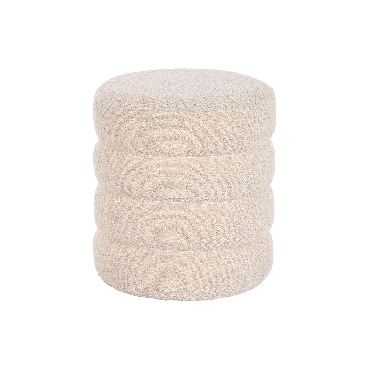 Poggiapiedi DKD Home Decor Bianco Legno MDF Moderno 43 x 43 x 47 cm