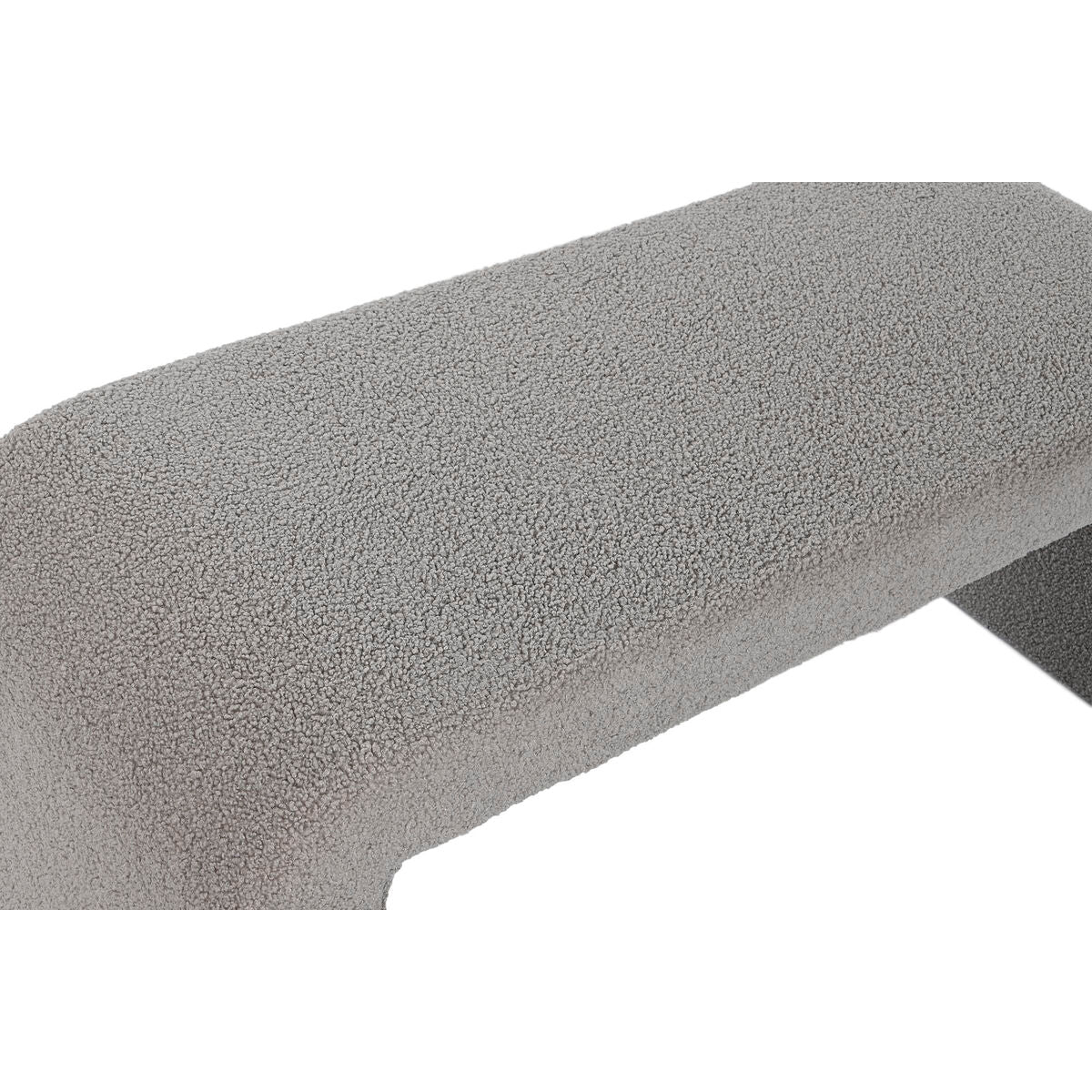 Panca DKD Home Decor Grigio Poliestere 112 x 42 x 46 cm