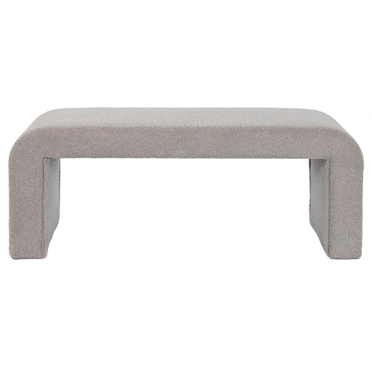 Panca DKD Home Decor Grigio Poliestere 112 x 42 x 46 cm