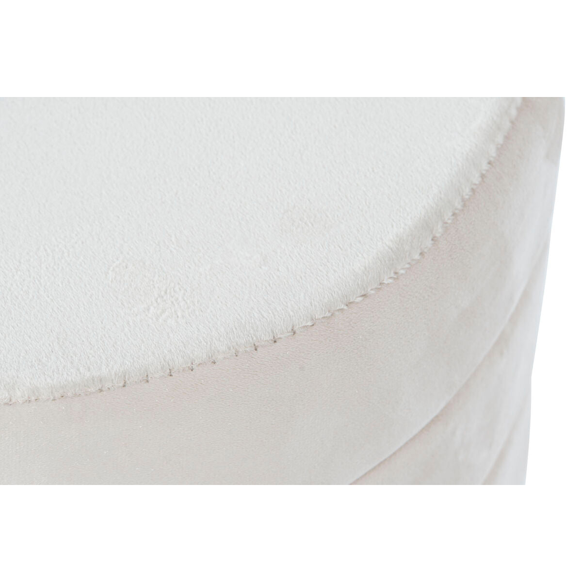 Poggiapiedi DKD Home Decor Multicolore Legno MDF Velluto 60 x 60 x 45 cm