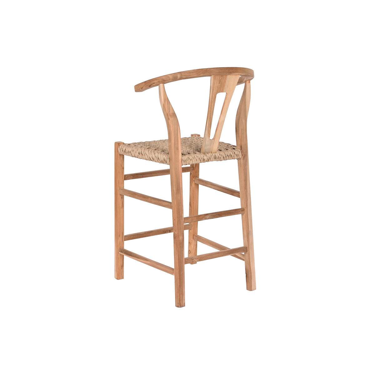 Stool DKD Home Decor Natural Teak 52 x 55 x 98 cm