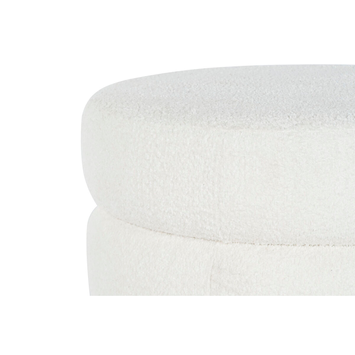 Footrest DKD Home Decor White MDF Wood Scandi 60 x 60 x 45 cm