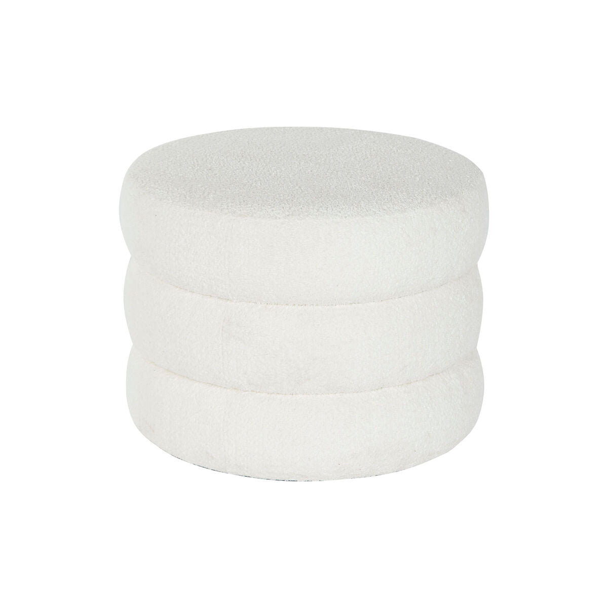 Footrest DKD Home Decor White MDF Wood Scandi 60 x 60 x 45 cm