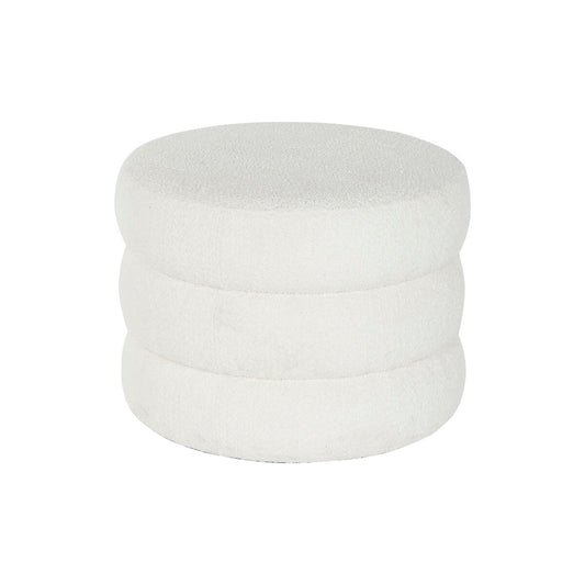 Footrest DKD Home Decor White MDF Wood Scandi 60 x 60 x 45 cm