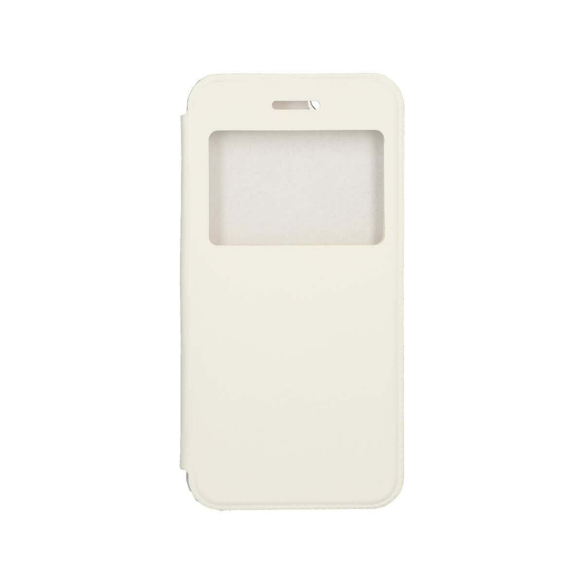 Custodia Folio per Cellulare con Finestra Iphone 6 Bianco