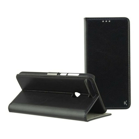 Custodia Folio per Cellulare Huawei Y7 2018 KSIX Nero