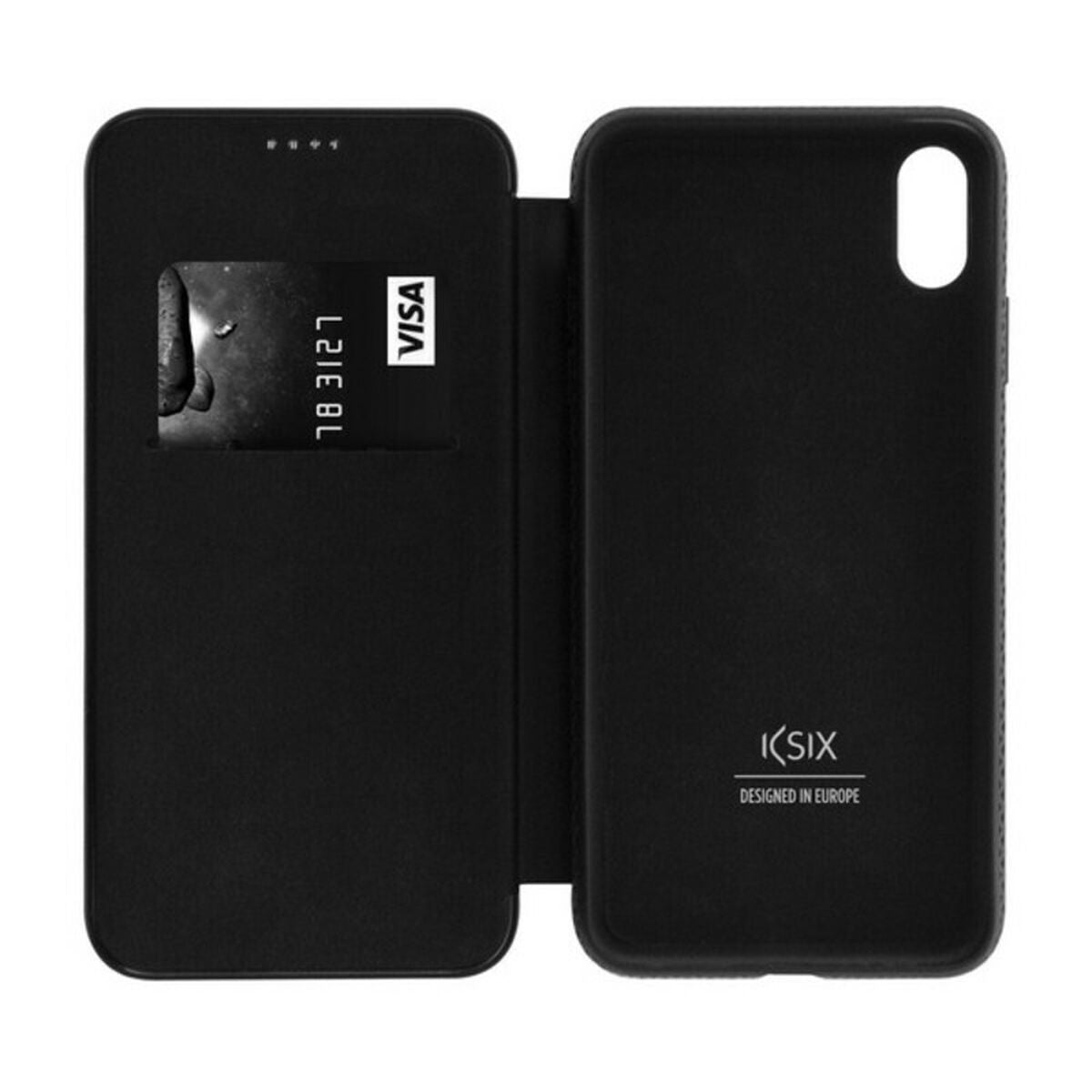 Custodia Folio per Cellulare Iphone XS Max KSIX Executive Nero