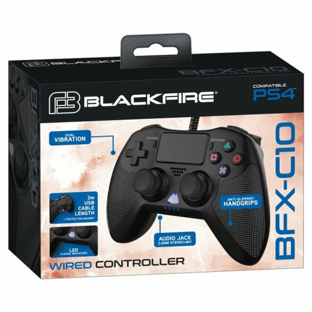 Contrôle des jeux Blackfire BFX-C10 Noir PlayStation 4