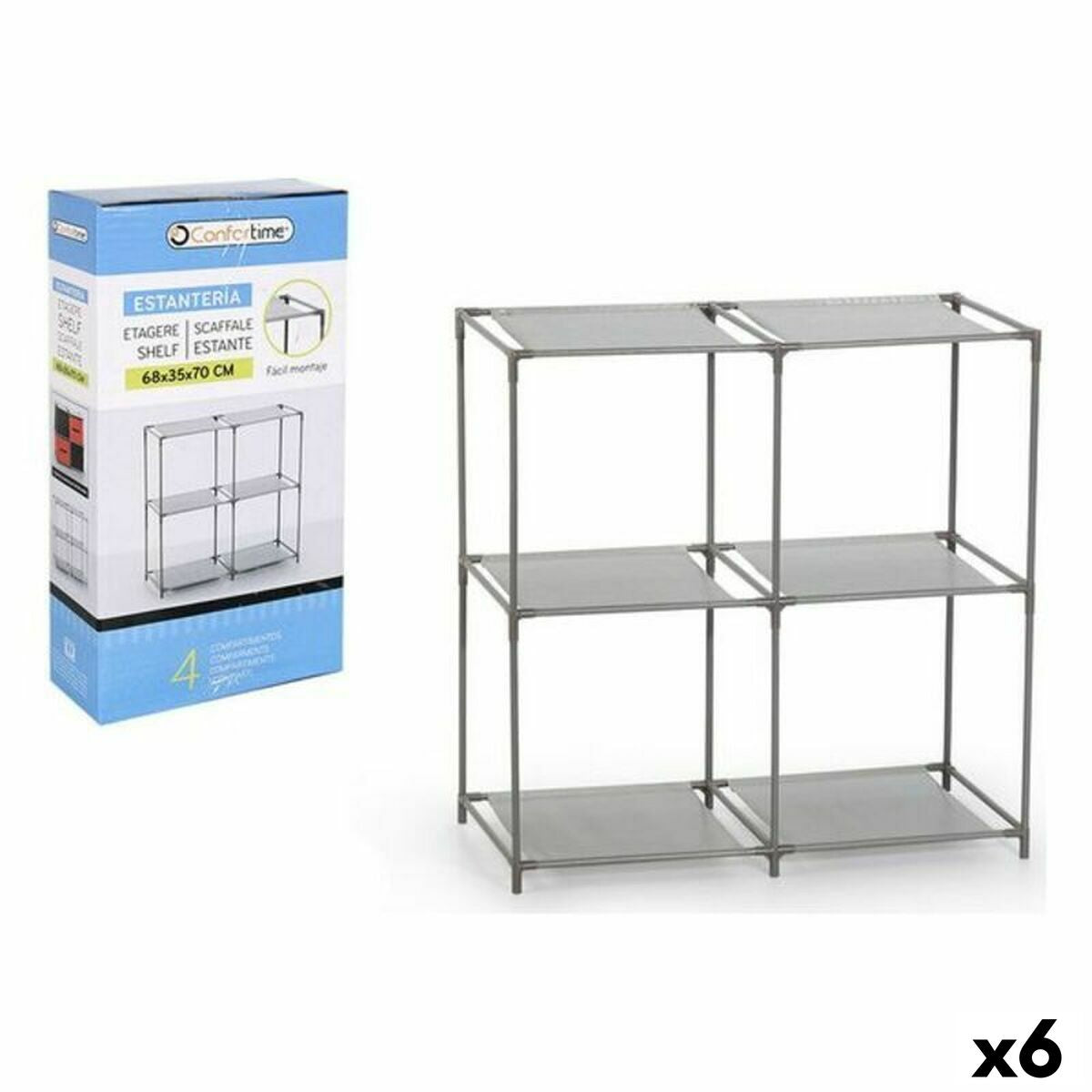 Scaffale Confortime 142961 68 x 35 x 70 cm (6 Unità)