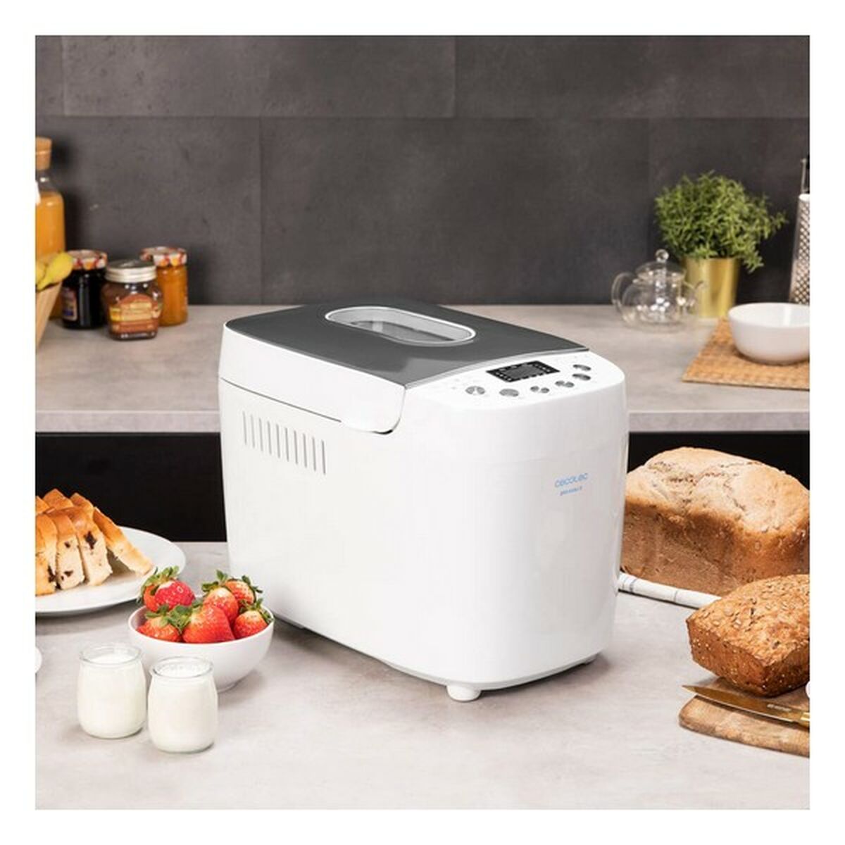 Macchina del Pane Cecotec Bread&Co 1500 PerfectCook Bianco 850 W 1,5 Kg