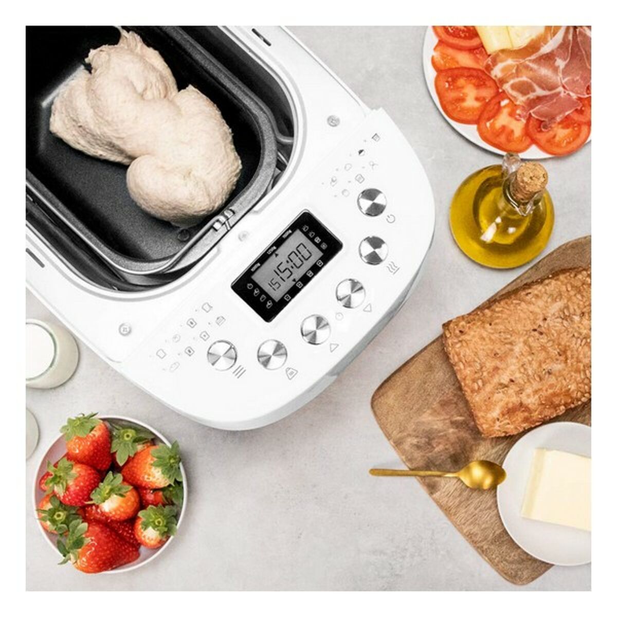 Macchina del Pane Cecotec Bread&Co 1500 PerfectCook Bianco 850 W 1,5 Kg