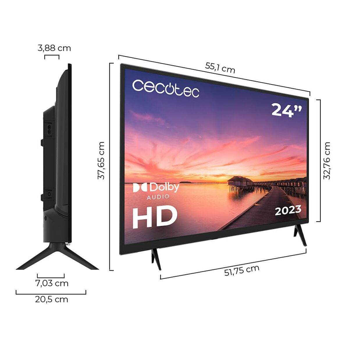 Smart TV Cecotec 24" LED (Ricondizionati A+)