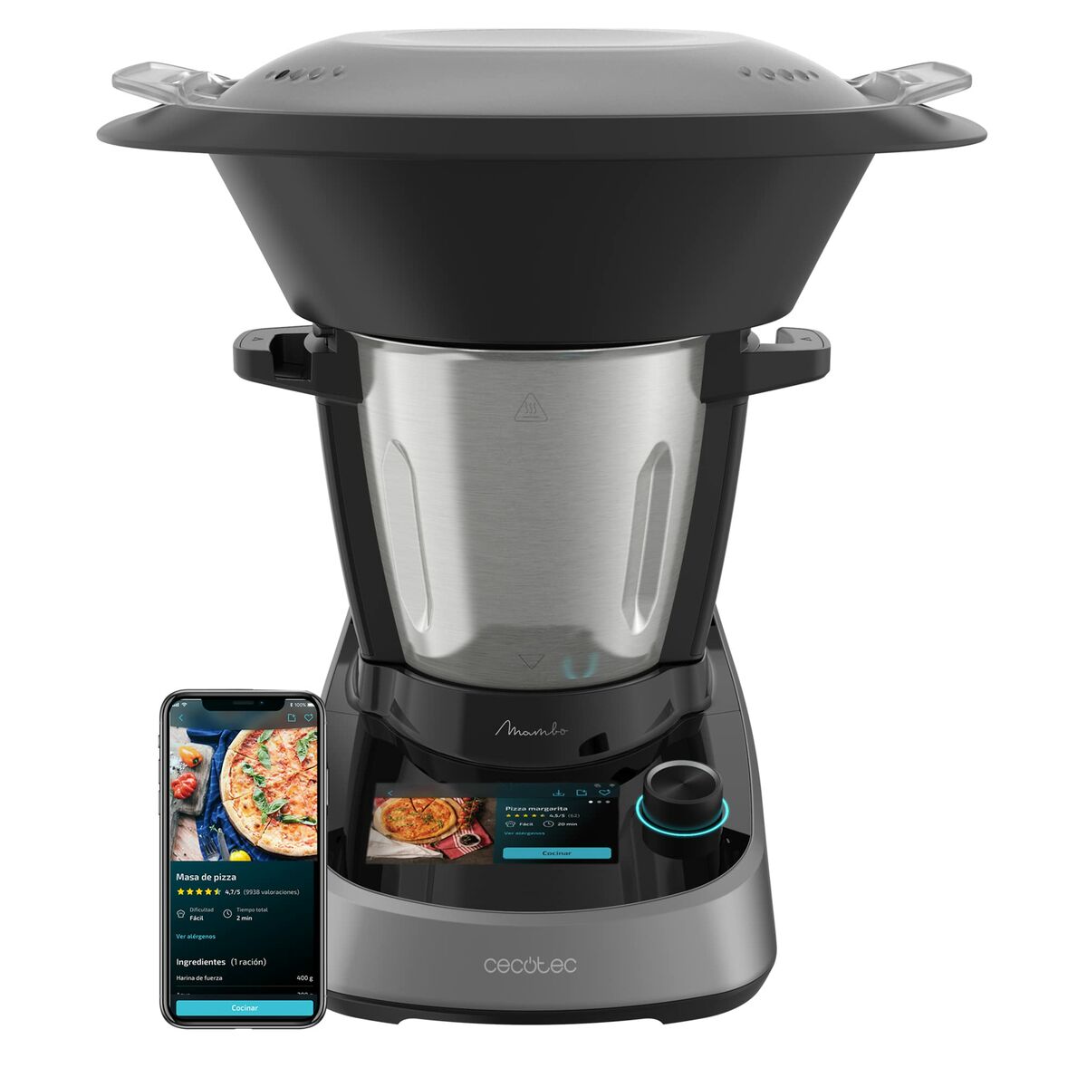 Food Processor Cecotec Mambo Touch Black