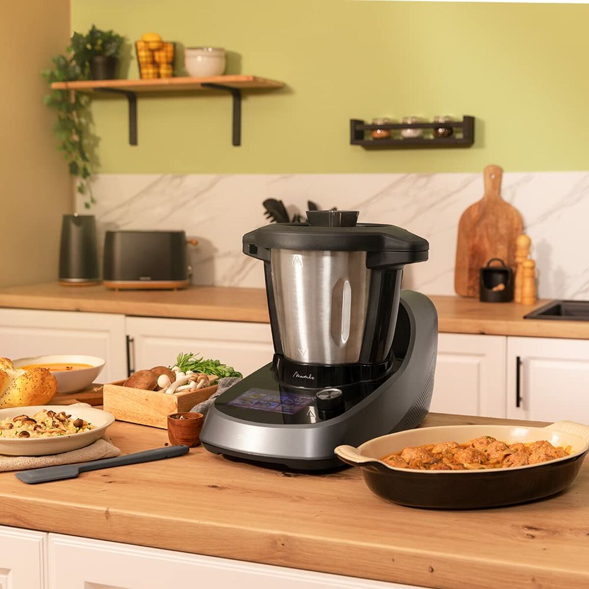 Food Processor Cecotec Mambo Touch Black