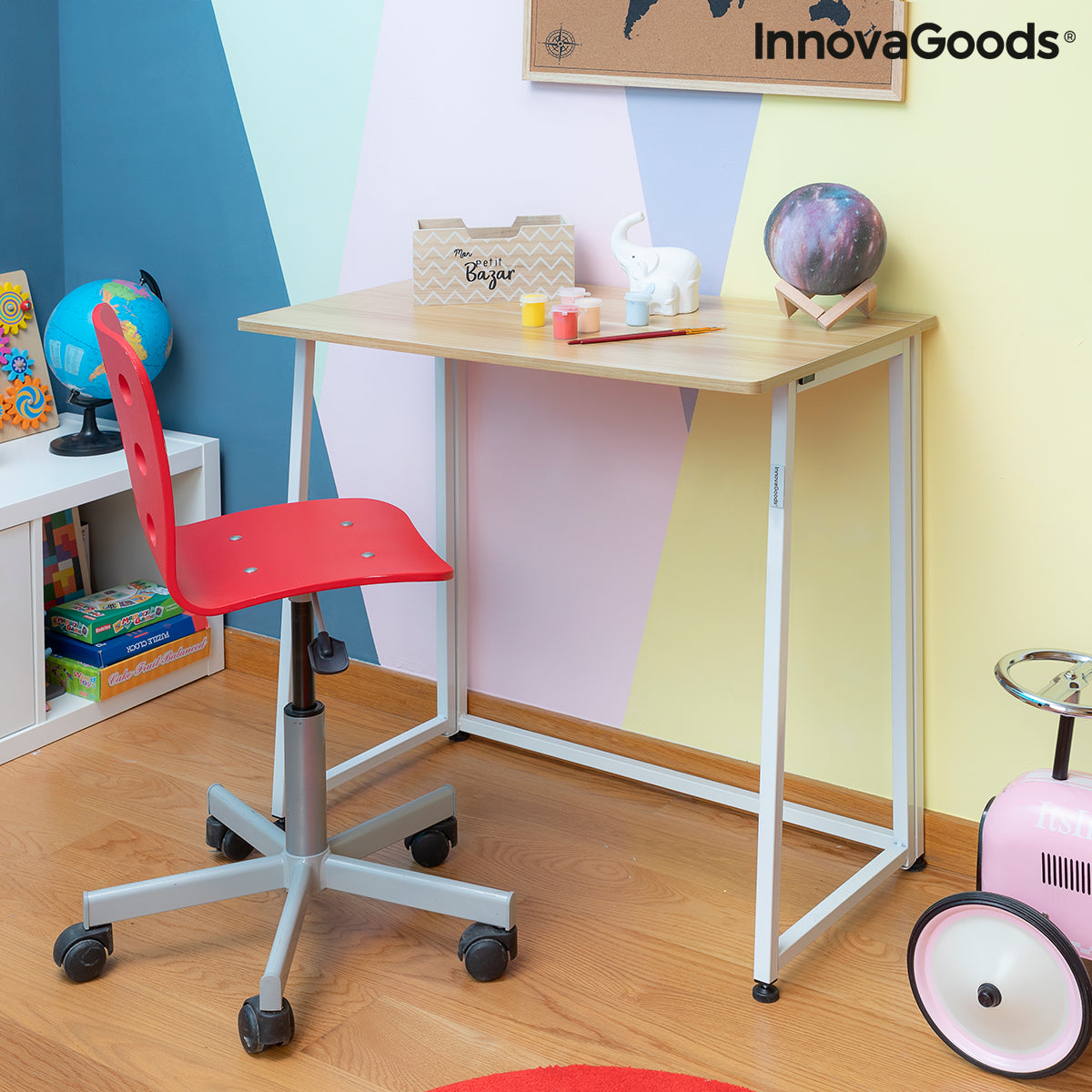 Scrivania Pieghevole Dolenkaf InnovaGoods Bianco (Ricondizionati A)