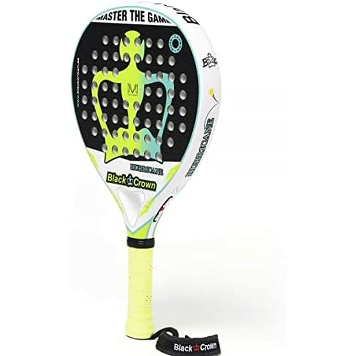 Padel Racket Black Crown Hurricane 