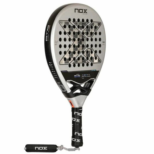 Padel Racket At10 Genius 18K  Nox Agustin Tapia 2024 Dark grey