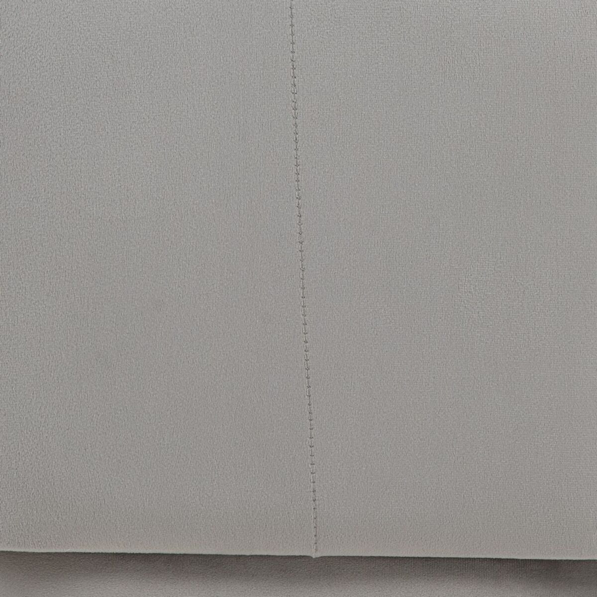 Puff Tessuto Sintetico Grigio Legno 40 x 40 x 40 cm