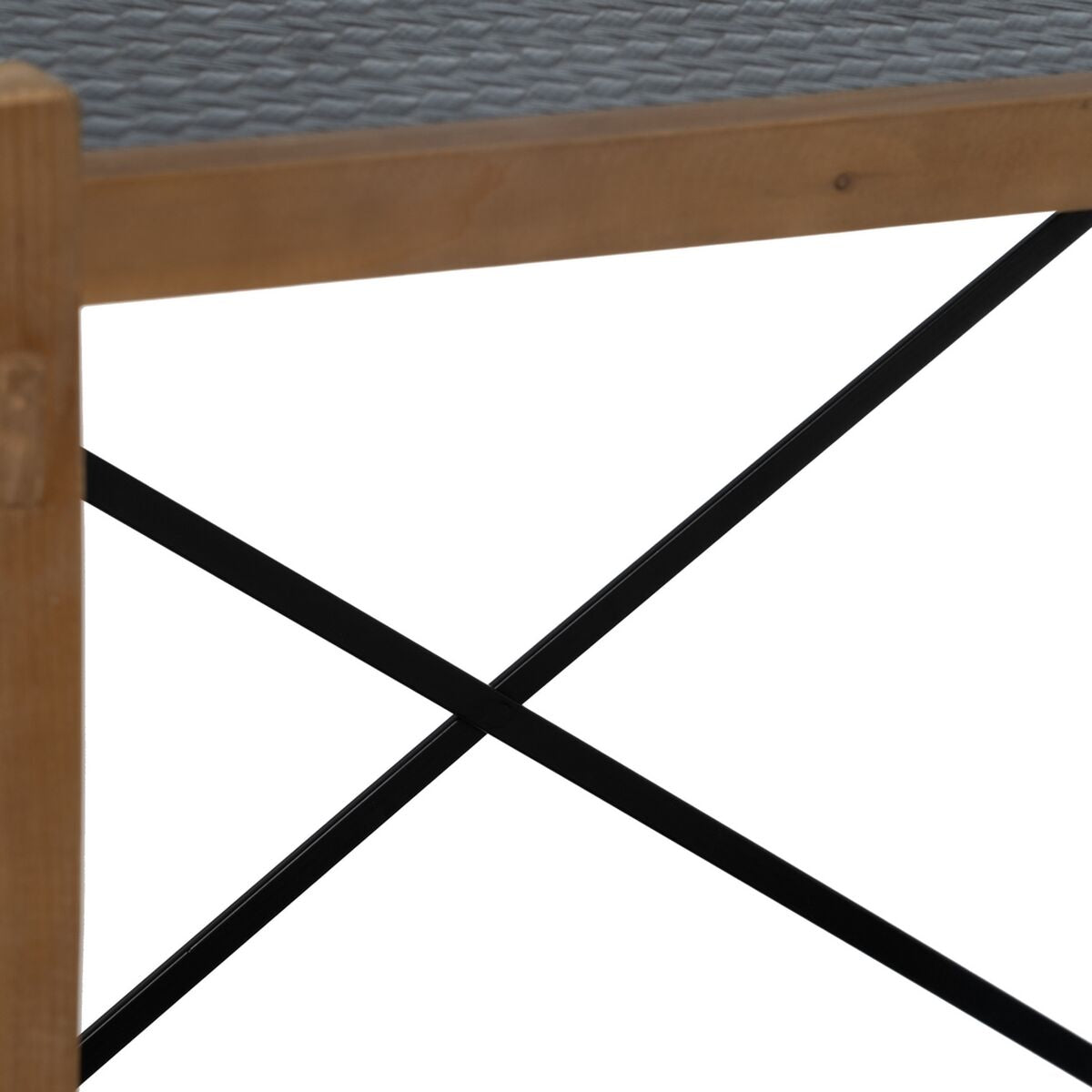 Scaffale OSLO Nero Naturale Ferro 107 x 40 x 80 cm