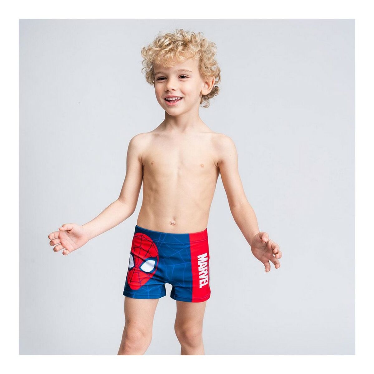 Boxer de Bain pour Enfants Spiderman Bleu foncé