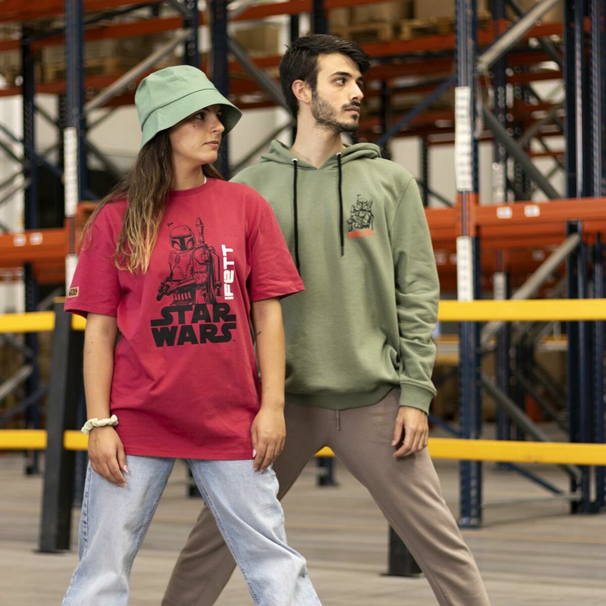 Men’s Short Sleeve T-Shirt Boba Fett Red Adults unisex