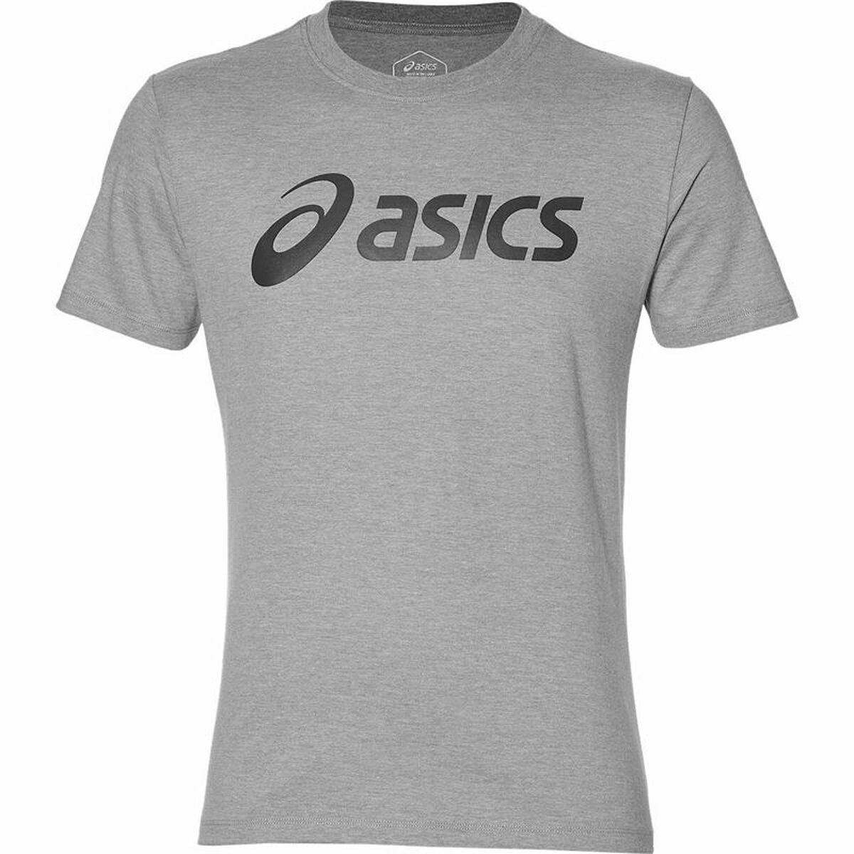 Maglia a Maniche Corte Uomo Asics Big Logo Grigio Uomo
