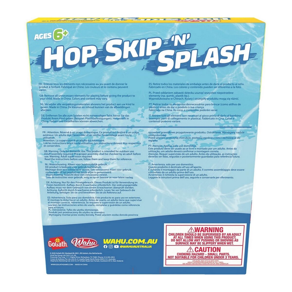 Aquatic Game Goliath Hop, Skip 'N' Splash Hopscotch Plastic (2,25 m)
