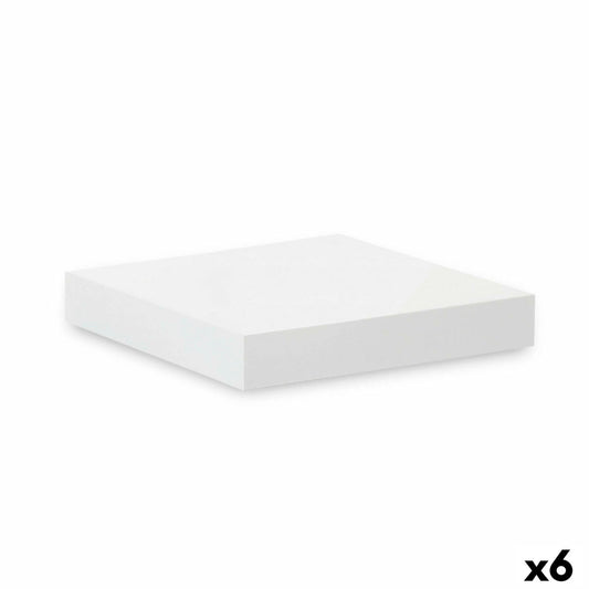 Shelve Confortime White MDF Wood 23,5 x 23,5 x 3,8 cm (6 Units)