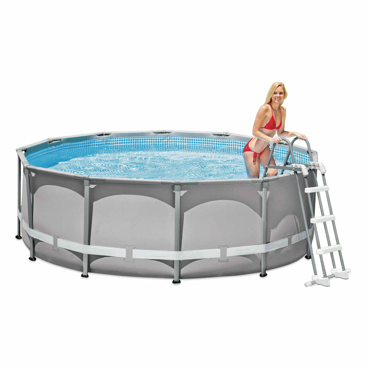 Escalier pour piscine Intex 3 Unités 107 cm