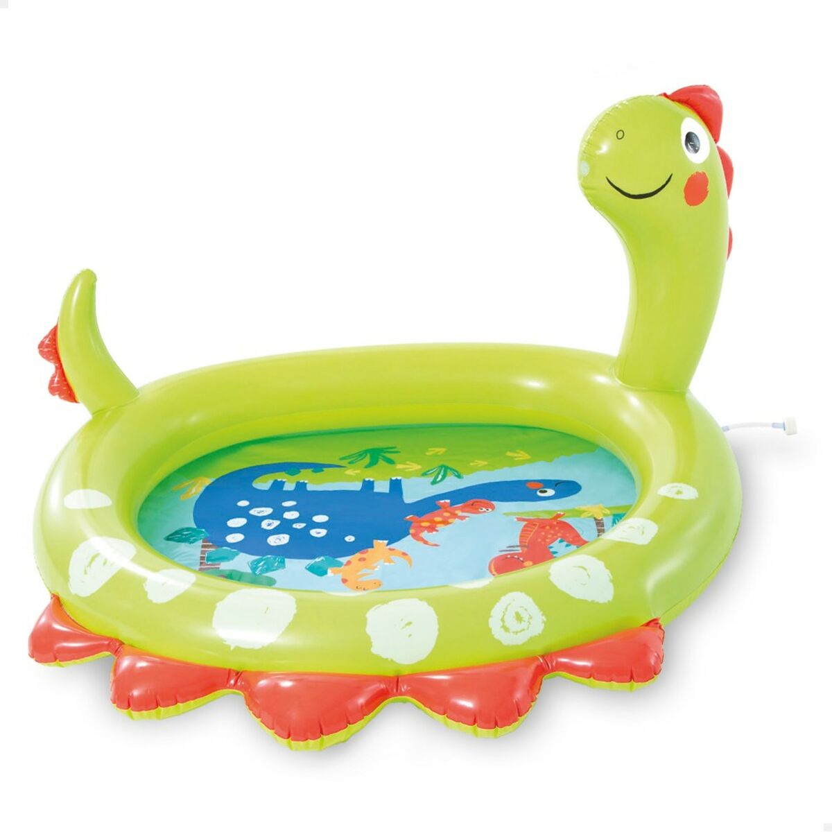 Inflatable Paddling Pool for Children Intex Green Dinosaur 119 x 66 x 109 cm (6 Units)