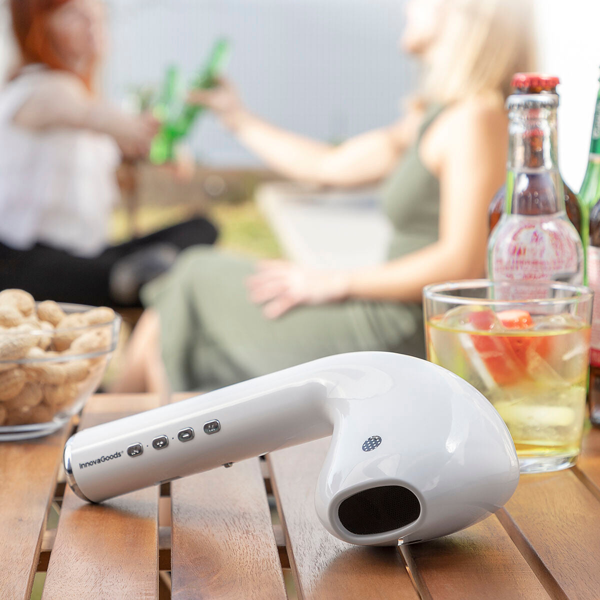 Haut-Parleur sans Fil Multifonction en Forme d'Écouteur Géant Funsker InnovaGoods