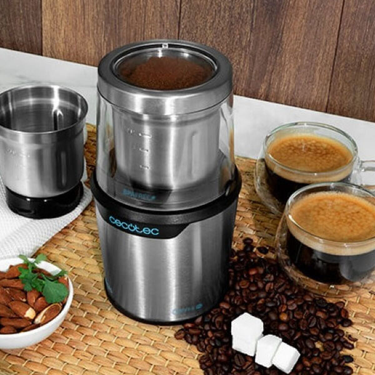 Moulin électrique Cecotec TitanMill 300 DuoClean Acier inoxydable 300 W